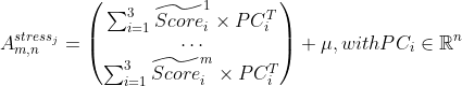 Stressed yield curve reconstruction